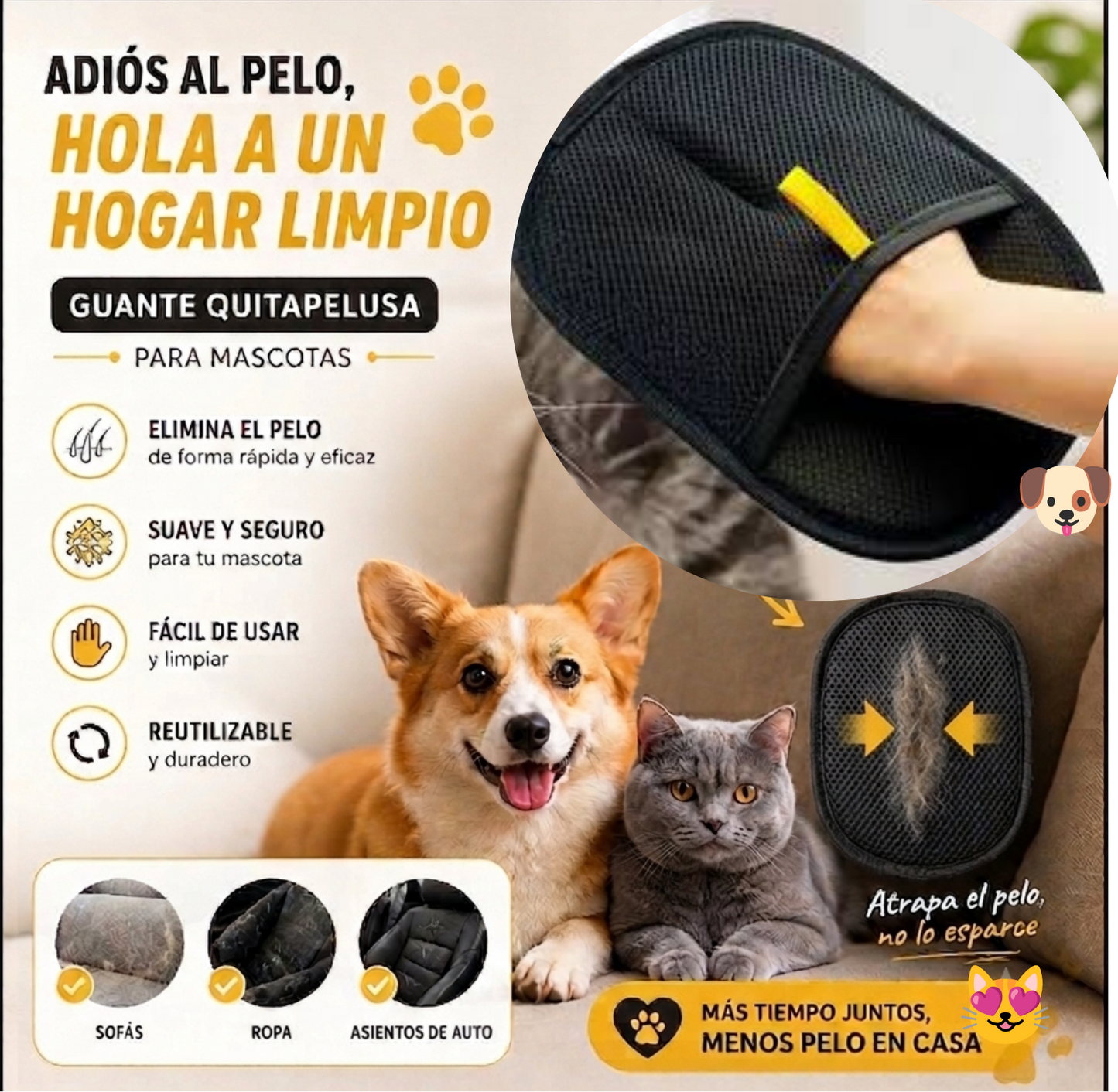 GUANTE QUITA PELOS