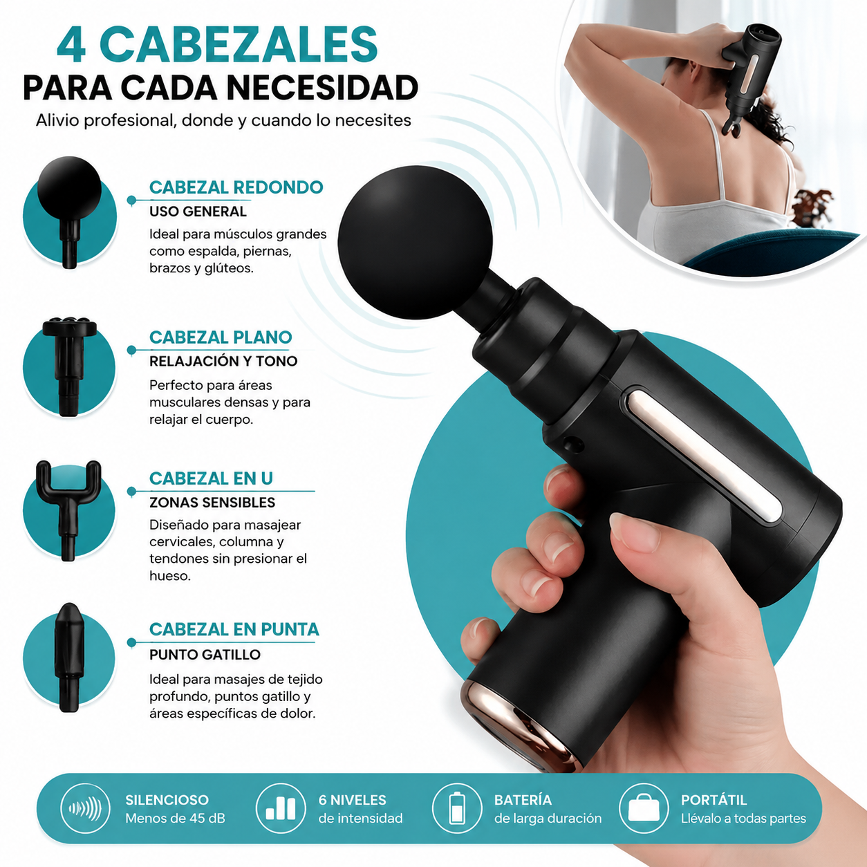 Pistola de Masaje